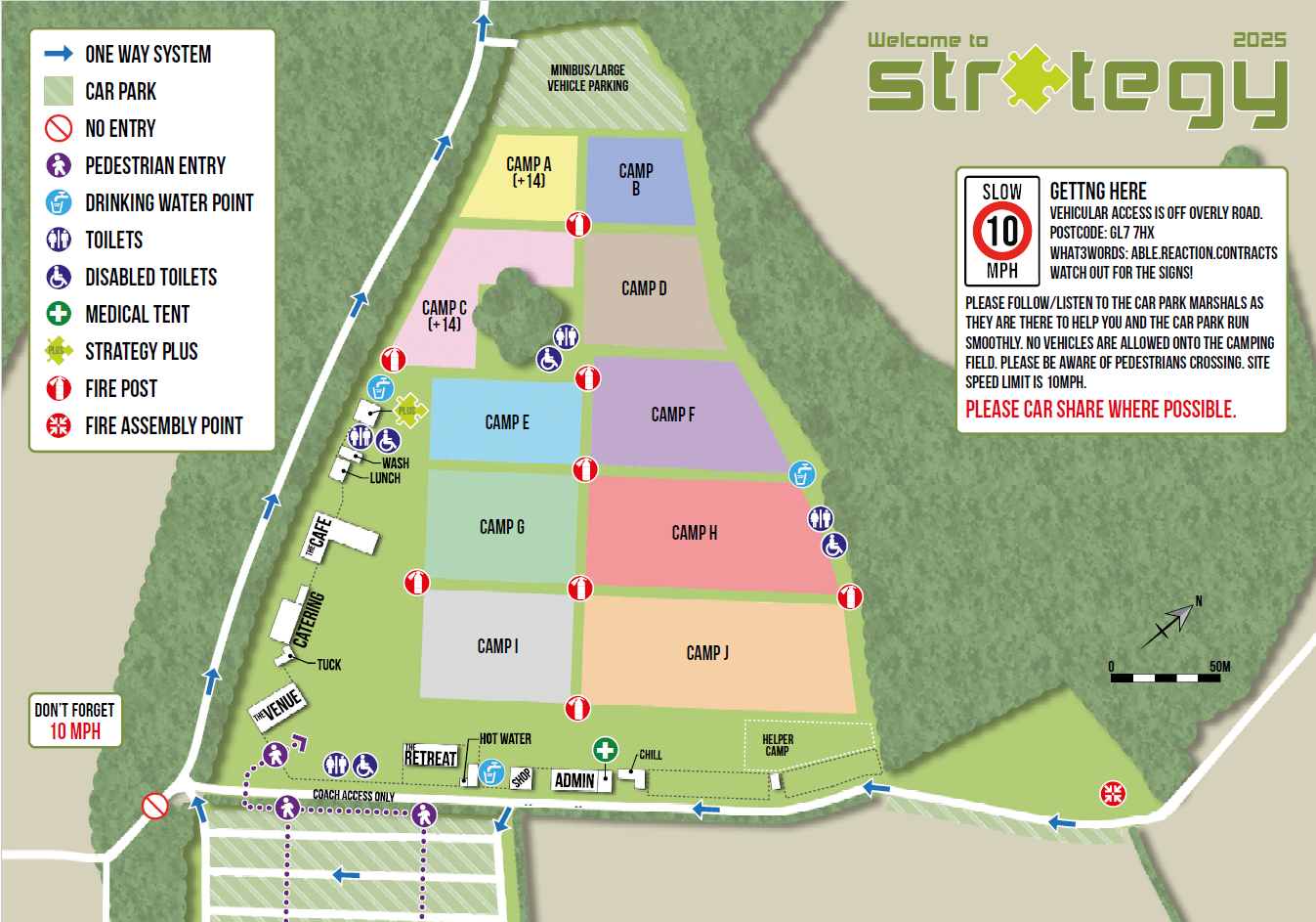S&E Site Map 2025